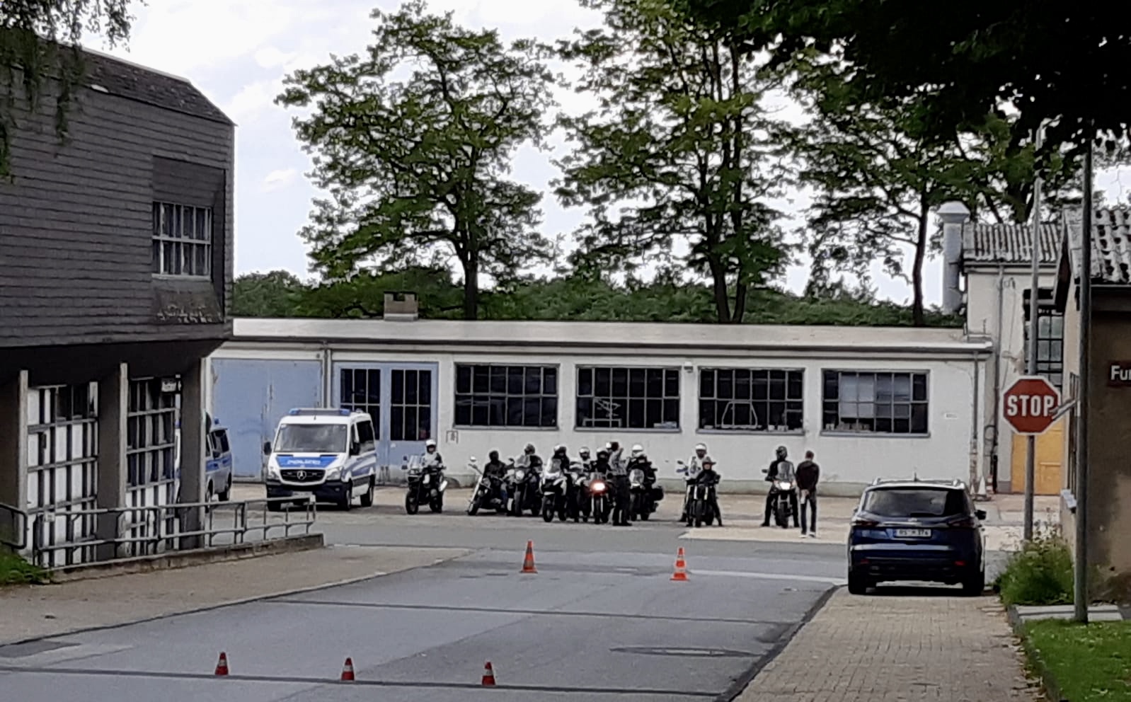 Letztes Biker Sicherheits Training in diesem Jahr mit Trainer HaJo Holz.